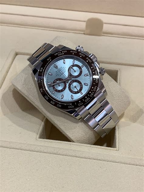 rolex daytona platinum ice blue diamond|rolex daytona ice blue price.